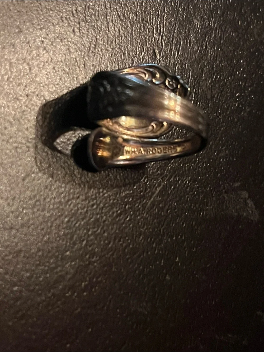 Vintage Silver Spoon Ring Size 6